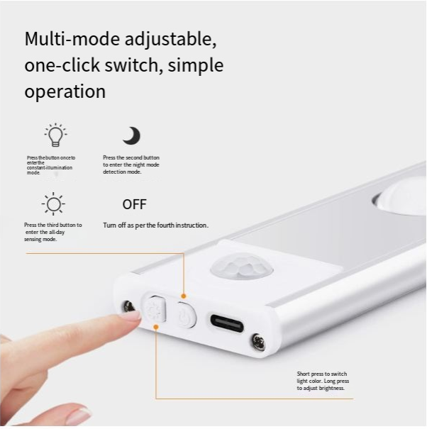 LuminaCart™ Magnetic Motion-Sensor LED Strips
