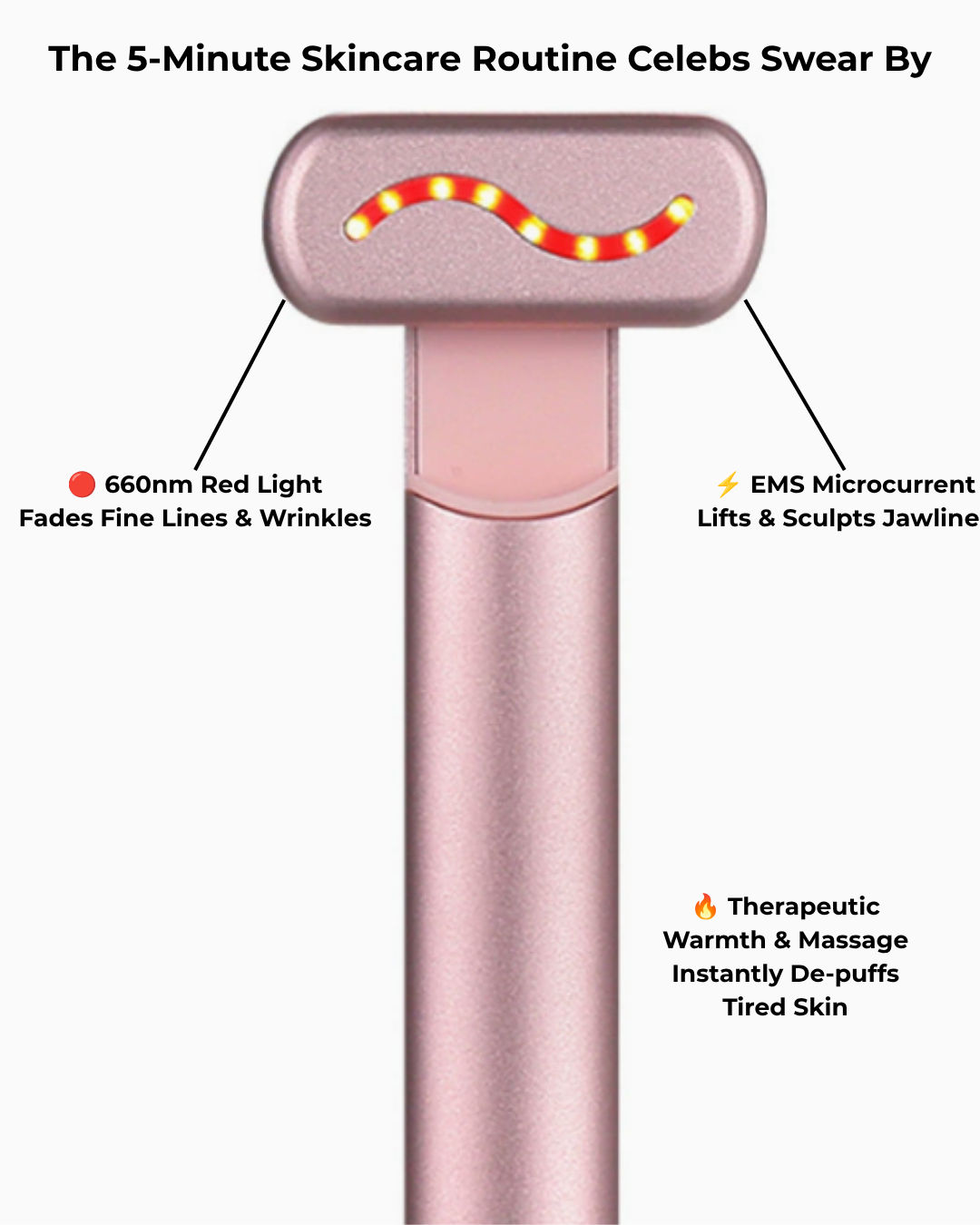 5-in-1 LED Light Therapy Facial Wand