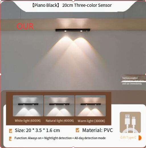 LuminaCart™ Magnetic Motion-Sensor LED Strips